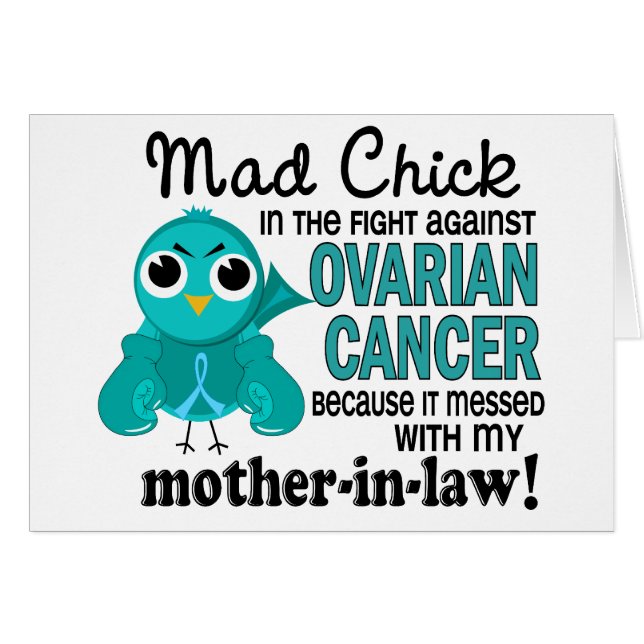 Mad Chick 2 schoonmoeder-in-law-ovariumkanker (Voorkant Horizontaal)