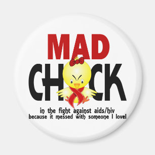 Mad Chick in de strijd tegen aids Magneet
