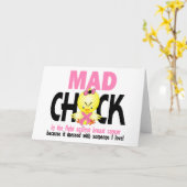Mad Chick in de strijd tegen borstkanker Kaart (Gele Bloem)