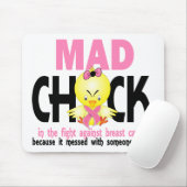 Mad Chick in de strijd tegen borstkanker Muismat (Met muis)