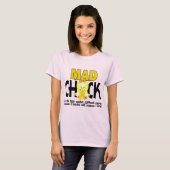 Mad Chick in de strijd tegen kinderkanker T-shirt (Voorkant volledig)