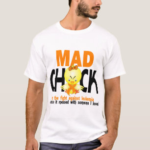 Mad Chick in de strijd tegen leukemie T-shirt