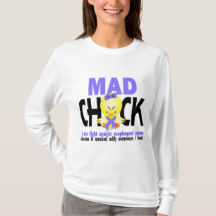 Mad Chick in de strijd tegen oesofageale kanker T-shirt