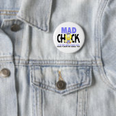 Mad Chick in de strijd tegen prostaatkanker Ronde Button 5,7 Cm (In situ)