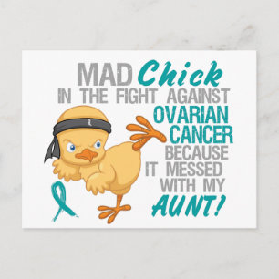 Mad Chick Messed With My Aunt 3 Ovarian Cancer Briefkaart