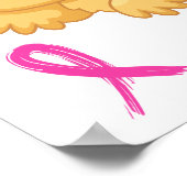 Mad Chick overgebracht met vriend 3 borstkanker Poster (Hoek)