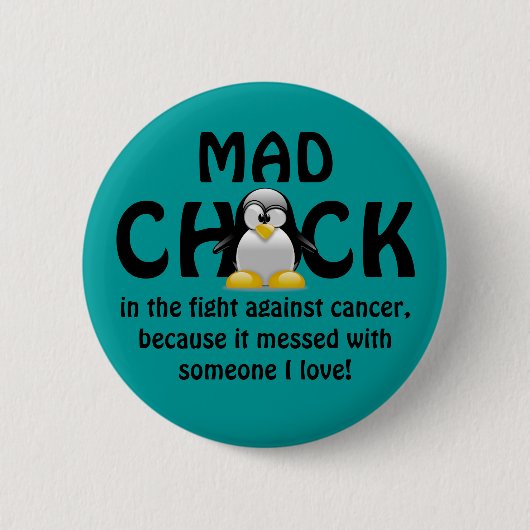 Mad Chick Ronde Button 5,7 Cm (Voorkant)