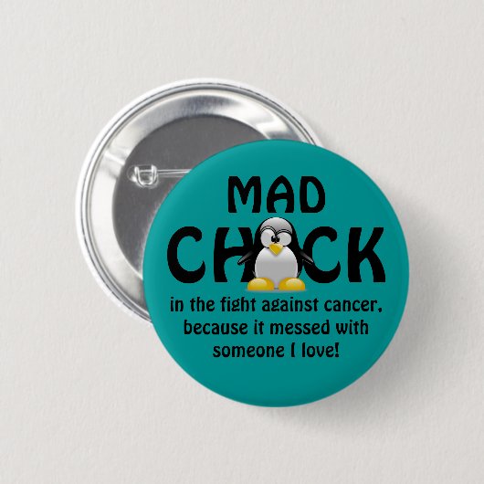 Mad Chick Ronde Button 5,7 Cm (Voorkant /achterkant)