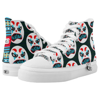 Mad Clown Face High Top Schoenen