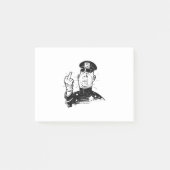 Mad Cop Flipping the Bird Post-it® Notes (Voorkant)