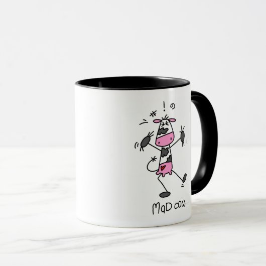 Mad Cow Tshirts en Gifts Mok (Voorkant rechts)
