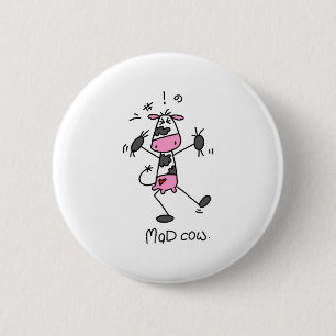 Mad Cow Tshirts en Gifts Ronde Button 5,7 Cm