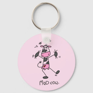 Mad Cow Tshirts en Gifts Sleutelhanger