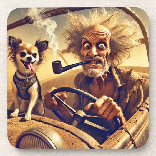 MAD DESERT DRIVER #2 IN SERIE. BIER ONDERZETTER (Voorkant)