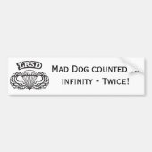Mad Dog Bumpersticker 3 (Voorkant)