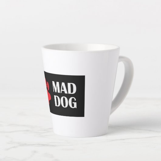 Mad Dog Cup Latte Mok (Rechterhoek)