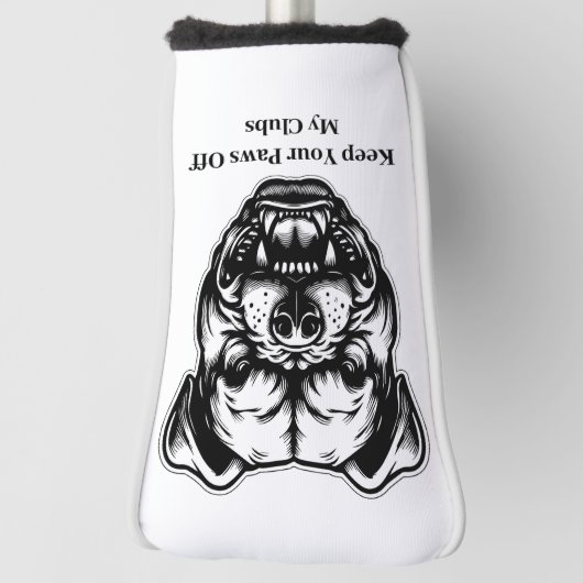   Mad Dog Fun-Loving Golfer Golfheadcover (Draai 90)