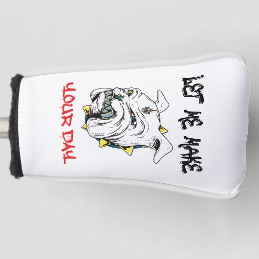 Mad dog golfheadcover (Voorkant)