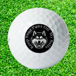 Mad Dog Wolf Golfers Golfballen