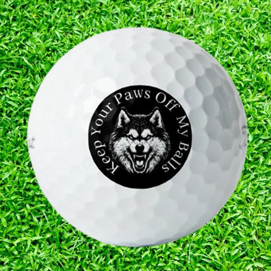 Mad Dog Wolf Golfers Golfballen
