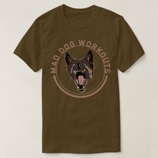 Mad Dog Workouts T-shirt (Design voorkant)