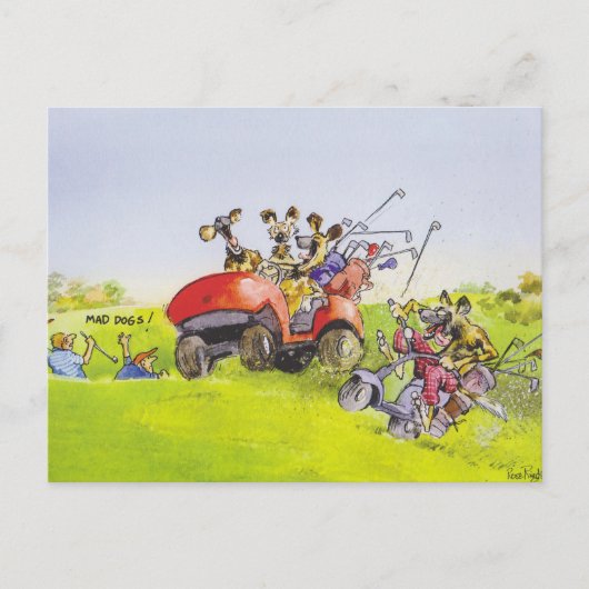 Mad Dogs Briefkaart (Voorkant)