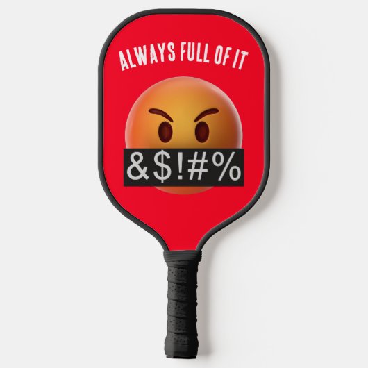MAD EMOJI DESIGN PICKLEBALL PADDLE (Achterkant)