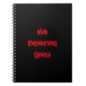 Mad Engineering Genius Geeky Geek Nerd Gifts Notitieboek (Voorkant)