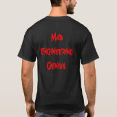 Mad Engineering Genius-shirt - CricketDiane Stuff T-shirt (Achterkant)