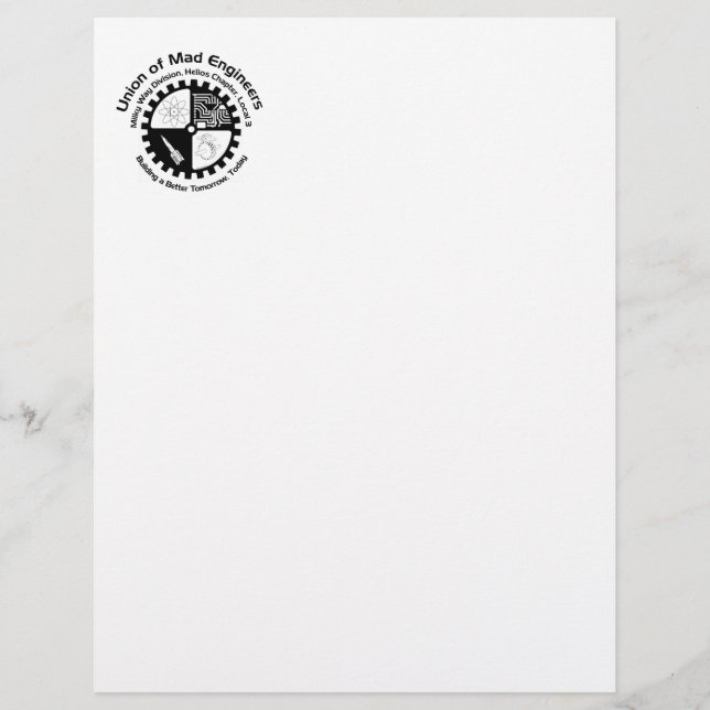 Mad Engineers Letterhead (Voorkant)