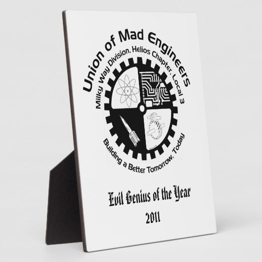 Mad Engineers Plaque Fotoplaat (Zijkant)