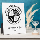 Mad Engineers Plaque Fotoplaat (Zijkant)