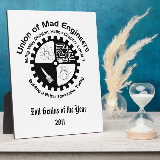 Mad Engineers Plaque Fotoplaat (Zijkant)