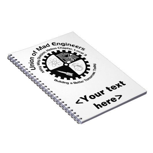 Mad Engineers Spiral Notebook Notitieboek (Rechterzijde)