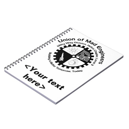 Mad Engineers Spiral Notebook Notitieboek (Linkerzijde)