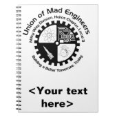 Mad Engineers Spiral Notebook Notitieboek (Voorkant)