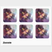 Mad fancy vierkante sticker (Vel)