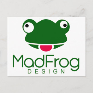 Mad Frog Design Briefkaart