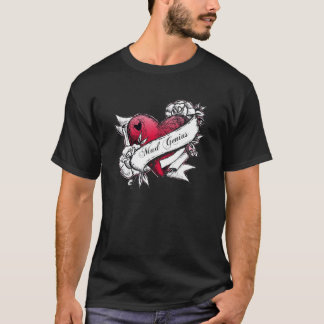 Mad Genius Tattoo Heart T-shirt
