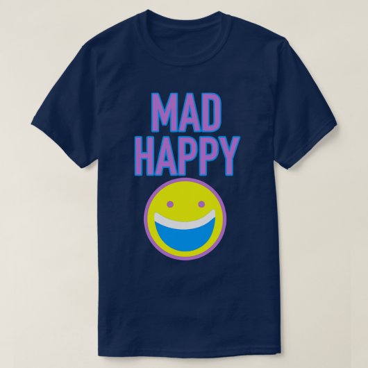 Mad Happy T-shirt (Design voorkant)