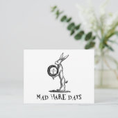Mad Hare Days Briefkaart (Staand voorkant)