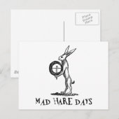 Mad Hare Days Briefkaart (Voorkant / Achterkant)