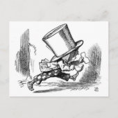Mad Hatter aan het werk Briefkaart (Voorkant)