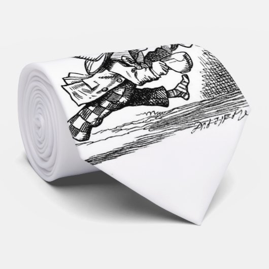 Mad Hatter aan het werk Stropdas (Opgerold)