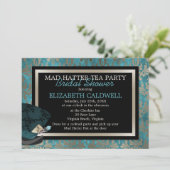 Mad Hatter Alice in het Vrijgezellenfeest van Wond Kaart (Staand voorkant)