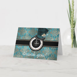 Mad Hatter Alice in Wonderland Bedankkaart