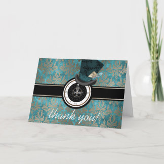 Mad Hatter Alice in Wonderland Bedankkaart