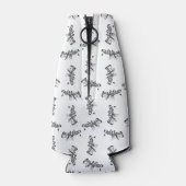 Mad Hatter Alice in Wonderland CUSTOM BG COLOR Flesjeskoeler (Achterkant)