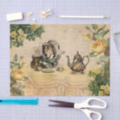 Mad Hatter Alice in Wonderland Ephemera ontkoppeli Tissuepapier (Craft)