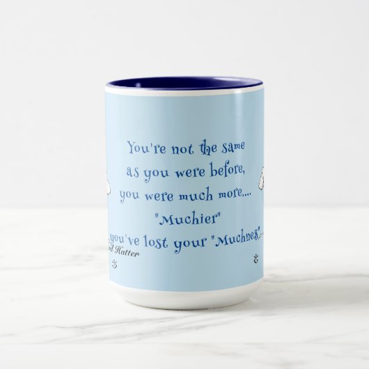 Mad Hatter Alice in Wonderland Muchier Muchness Mok (Midden)